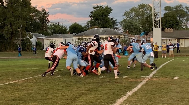 Fairborn hosted West Carrollton on Friday, Sept. 4, 2020. Marcus Hartman/STAFF