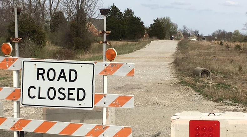 Miami Twp. plans to extend Vienna Parkway which is across from Cox Arboretum and north of the Dayton Mall to Ohio 741 in a project expected to start this year. NICK BLIZZARD/STAFF