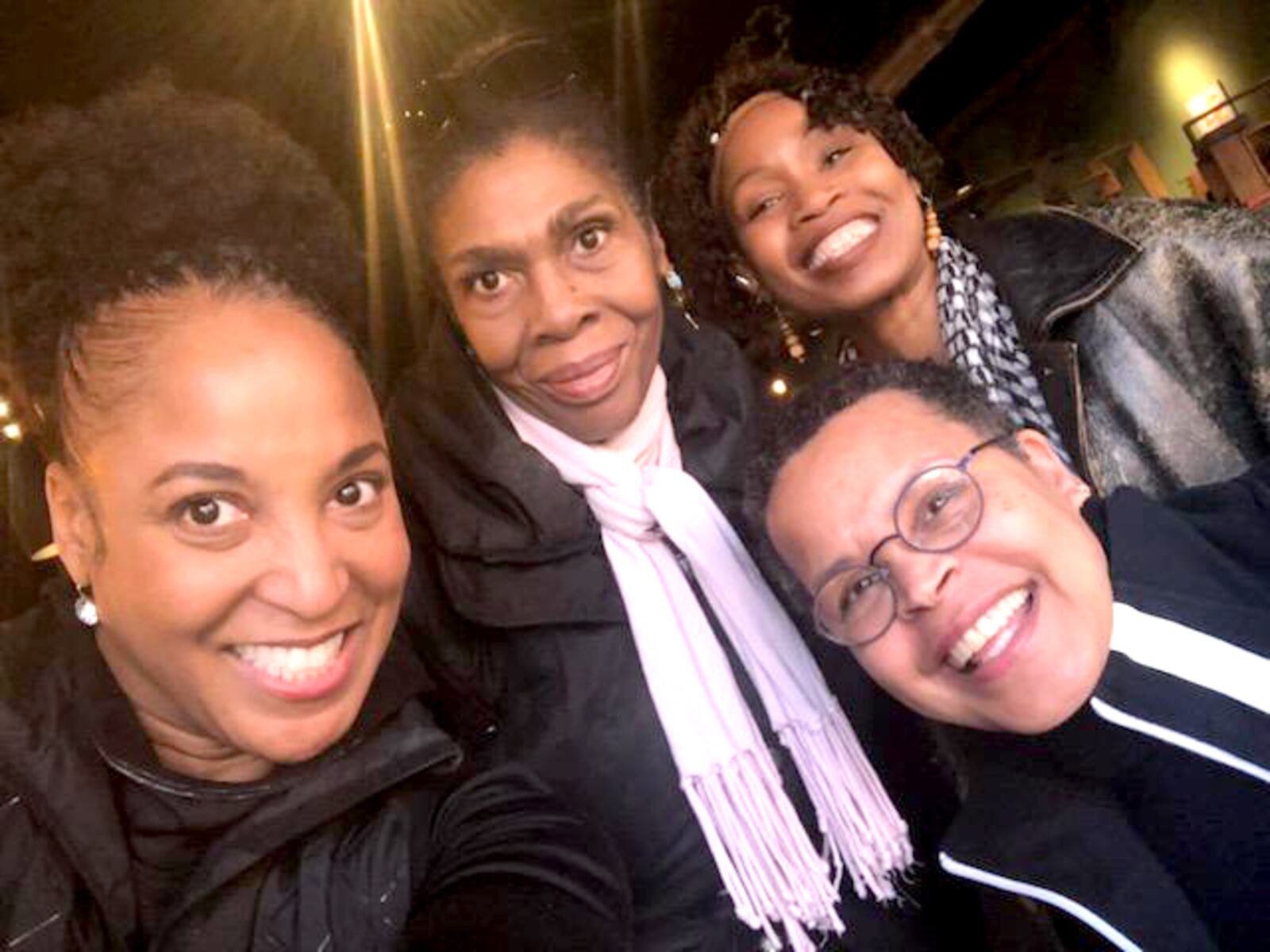 Sheri "Sparkle" Williams (far top right) with DeShona Pepper Robertson, Amecia Patterson and Dawn Wood. CONTRIBUTED PHOTO