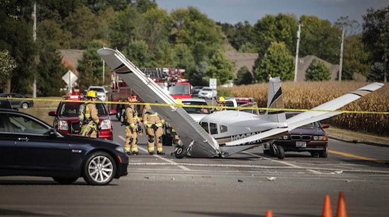 The National Transportation Safety Board determined the plane crash in the area of Spring Valley Pike and Yankee Street in October 2019 was the result of a gas tank running out of fuel.