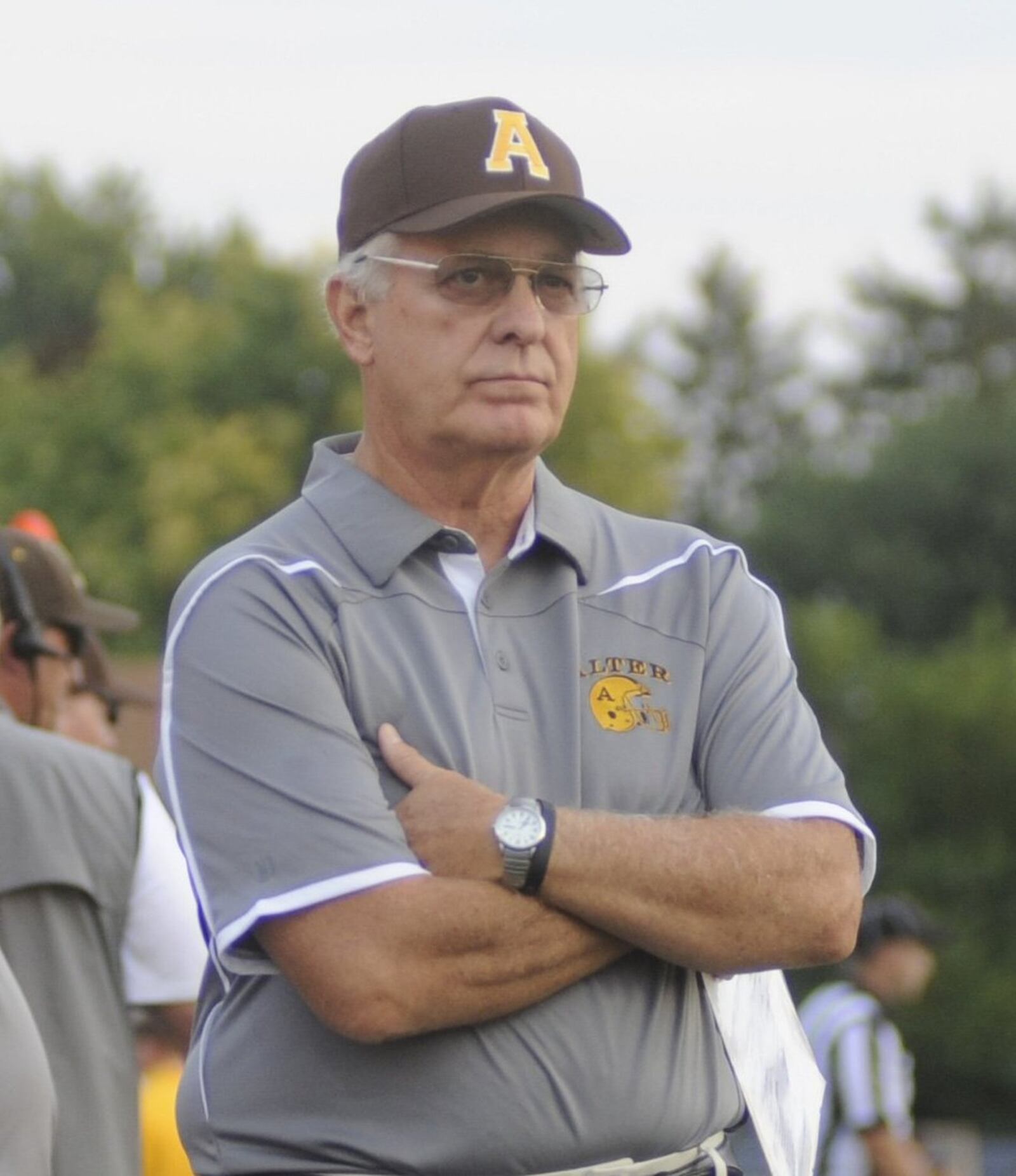 Alter head football coach Ed Domsitz will be inducted into the OHSFCA hall of fame in June of 2018. MARC PENDLETON / STAFF