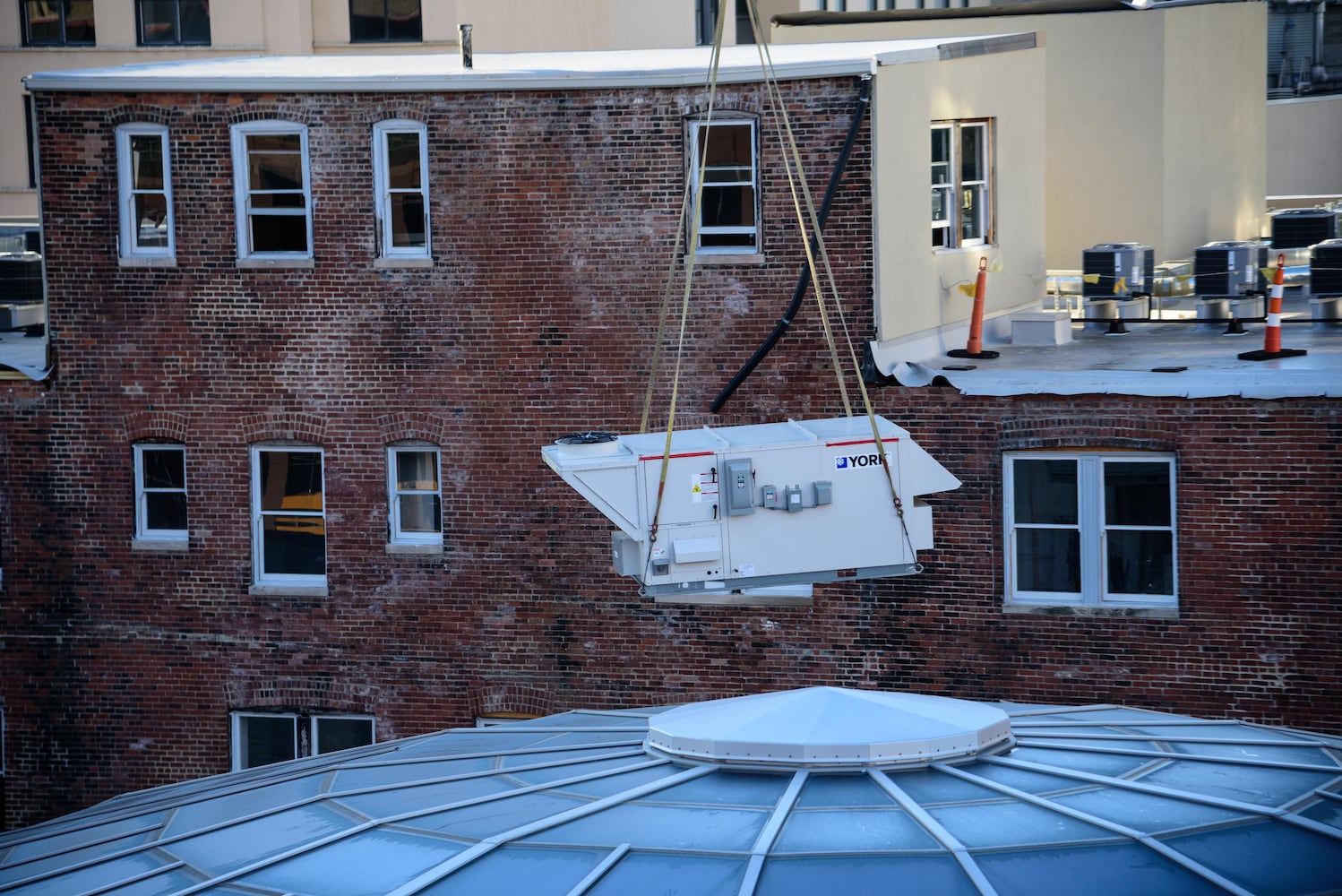 PHOTOS: Special delivery to Dayton Arcade