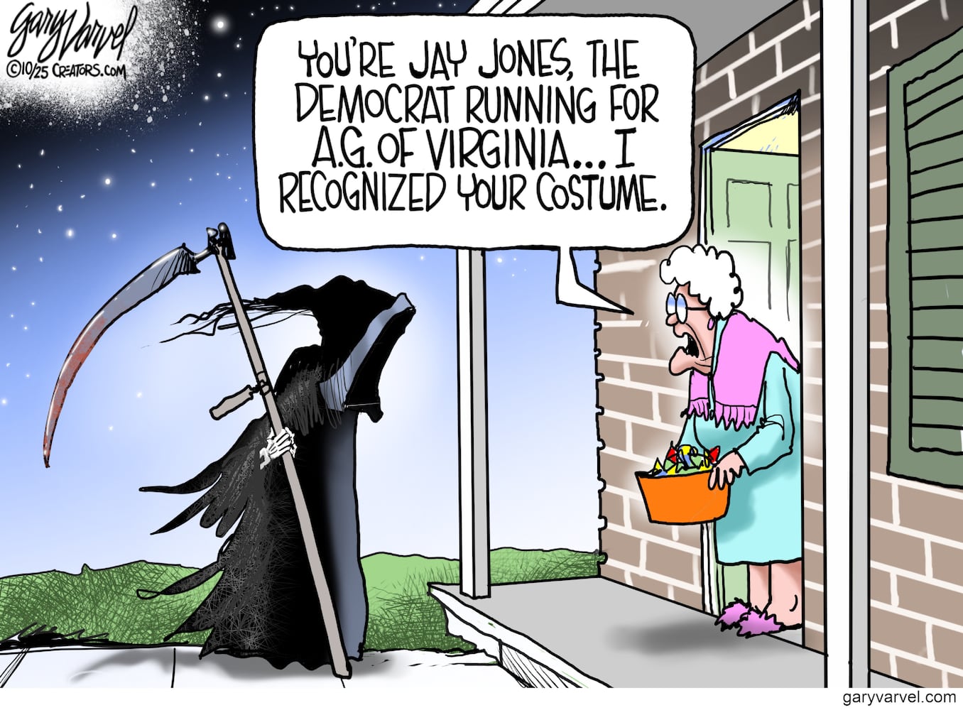 CARTOONS: Gary Varvel, Oct. 9, 2025