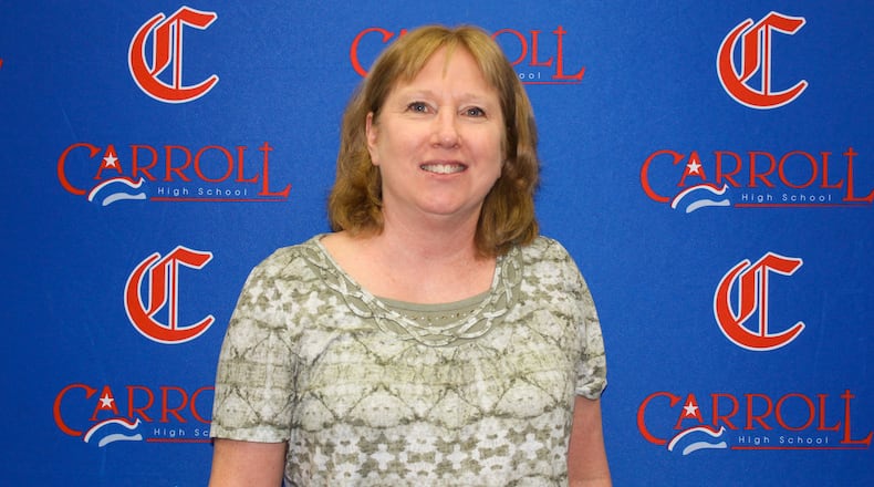Carroll H.S. girls basketball coach Cecilia Grosselin was named the OHSBCA D-II coach of the year in April 2019. CONTRIBUTED PHOTO