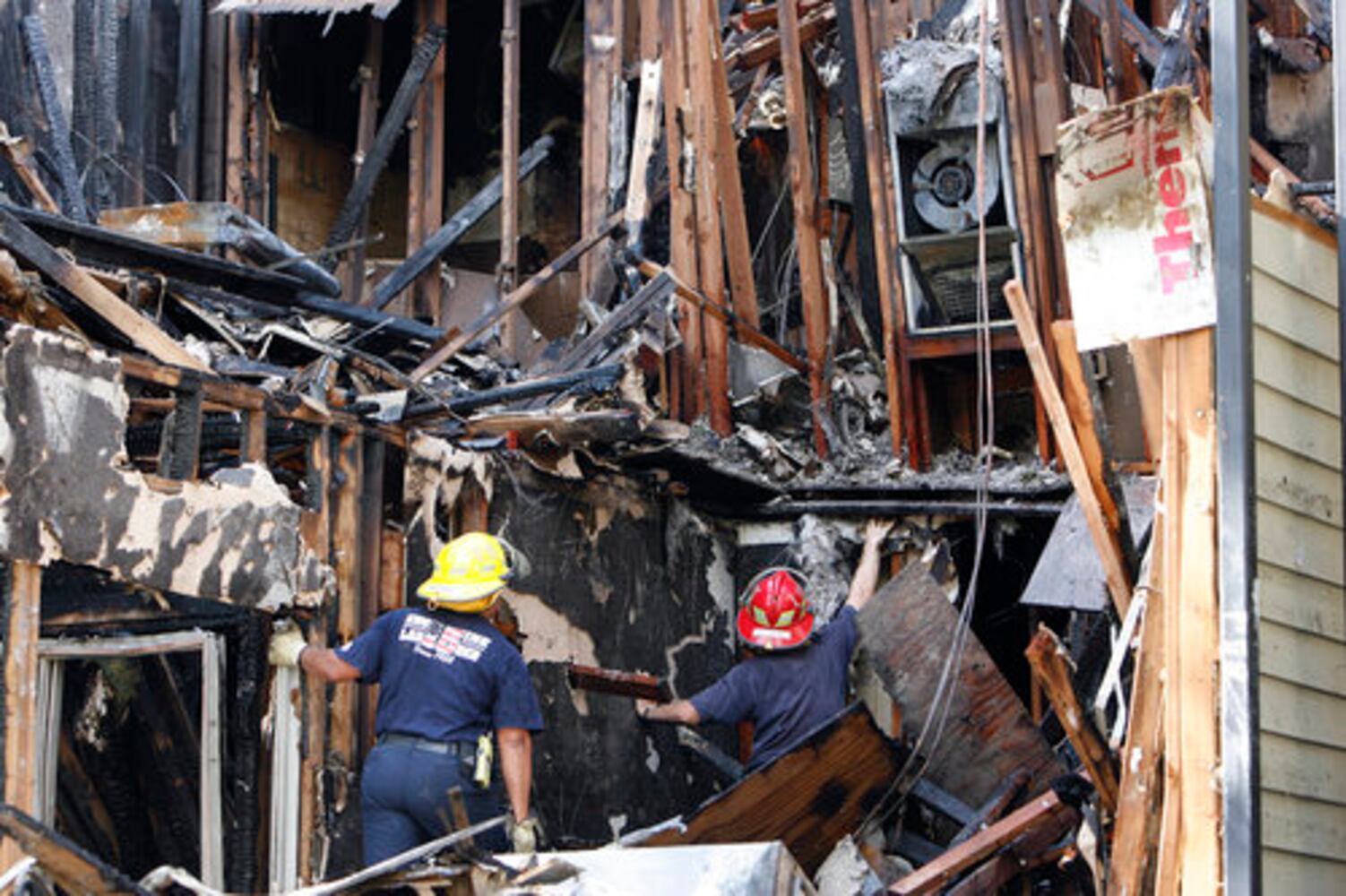 Fire at Edge Creek apartments, 07.19.09