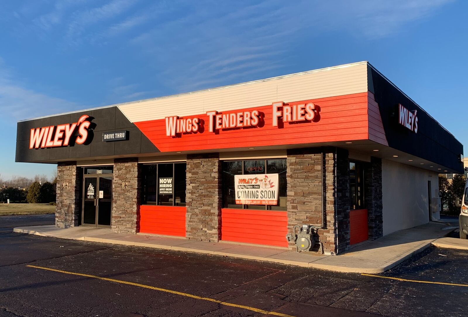 A new chicken-restaurant concept, Wiley’s Wings Tenders Fries, opened Jan. 27 on Brandt Pike in Huber Heights. Photo courtesy of Wiley's Wings Tenders Fries.