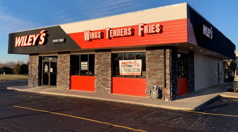 Wiley’s co-founder, Kelly Gray, along with her partner, Ray Wiley, confirmed the restaurant at 6315 Brandt Pike (Ohio 201) closed for the last time on Jan. 28. The restaurant opened last year on Jan. 27. Photo courtesy of Wiley's Wings Tenders Fries.