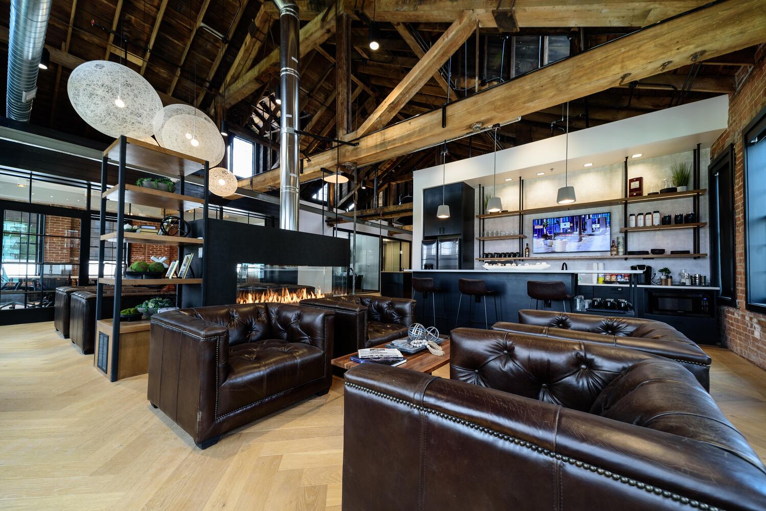 PHOTOS: A look inside the completed Brackett Builders headquarters at Madison on First in downtown Dayton