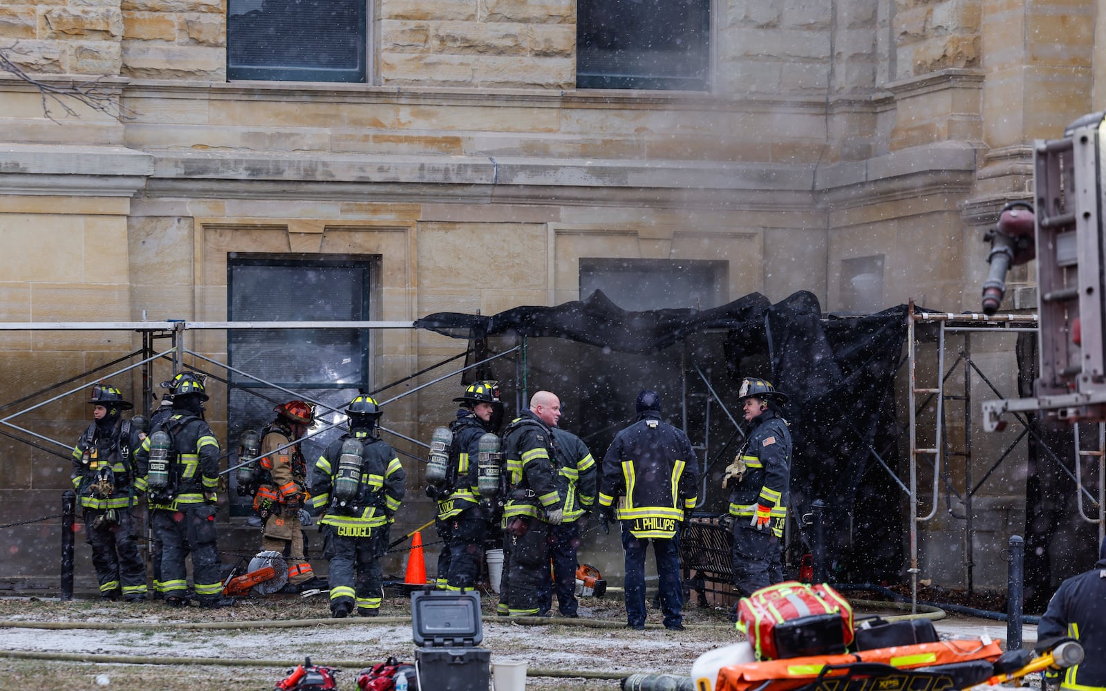 Butler County Courthouse fire
