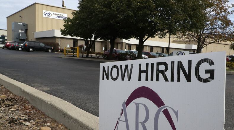 Ohio recorded 5,638,900 jobs in September 2018, a record since Ohio Jobs and Family Services started tracking the jobs. BILL LACKEY/STAFF