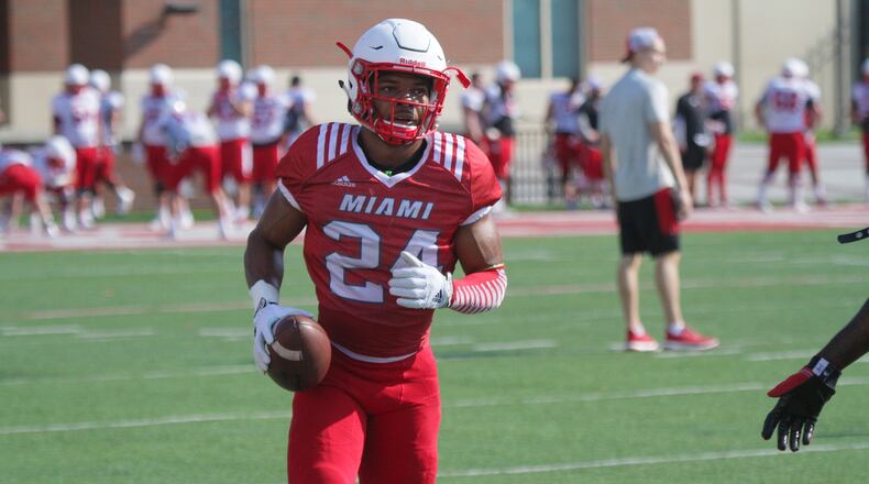 Miami defensive back Heath Harding. Miami University photo