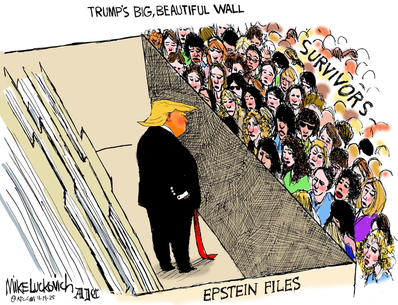 CARTOONS: Mike Luckovich, Nov. 25, 2025