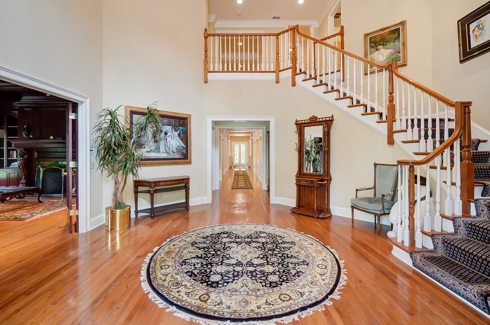 Listed for $2.2 million by Coldwell Banker Heritage, the stately two-story at 1230 Oakwood Ave., called Glenaerie, has 9,790 square feet of living space on about two acres. CONTRIBUTED