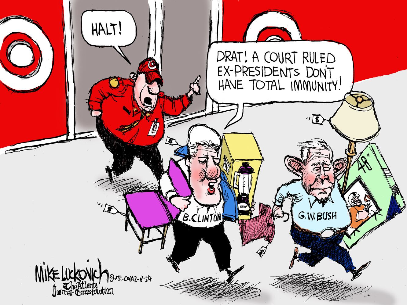 CARTOONS: Mike Luckovich, Feb. 11, 2024