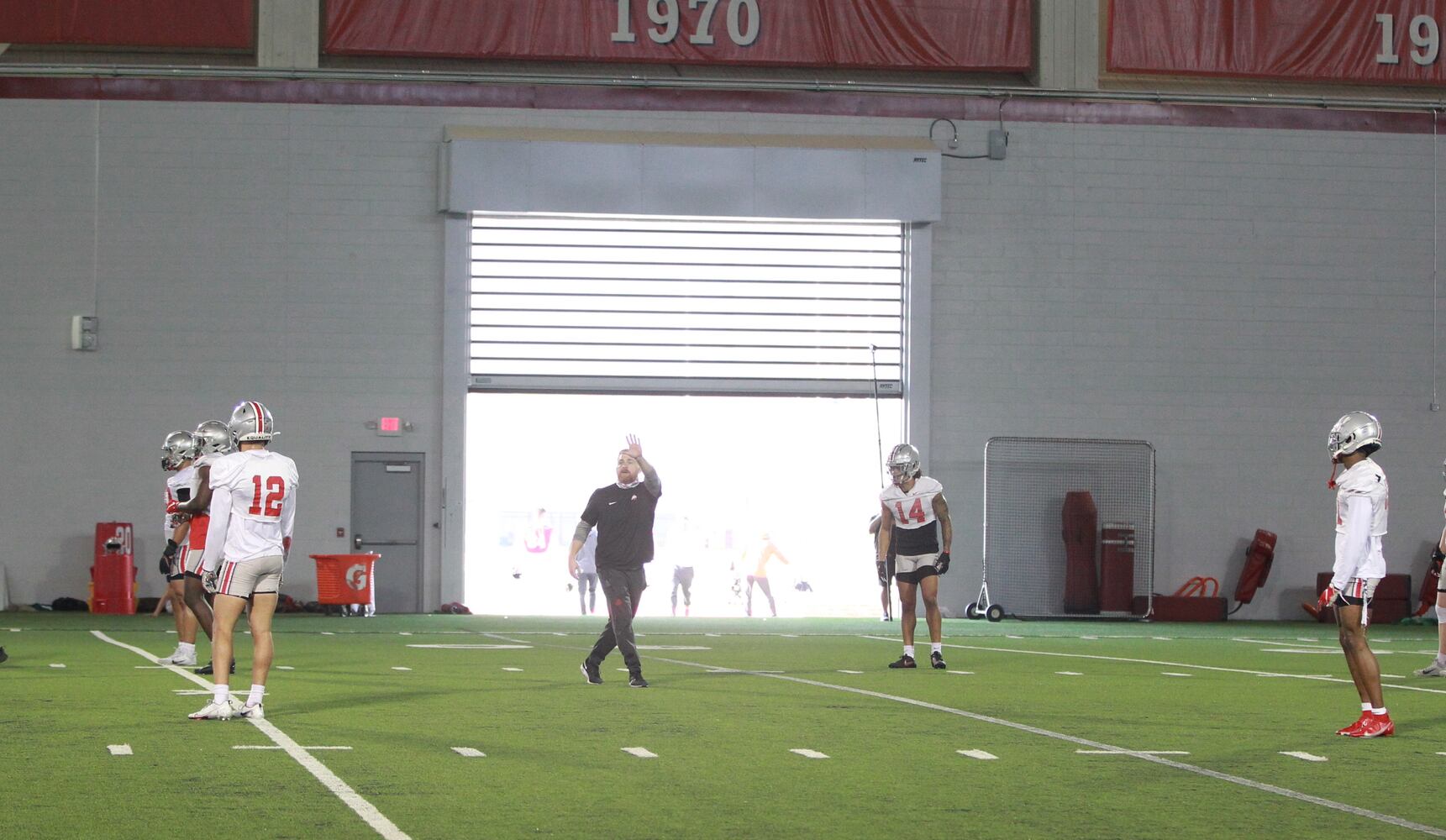 Ohio State football practice