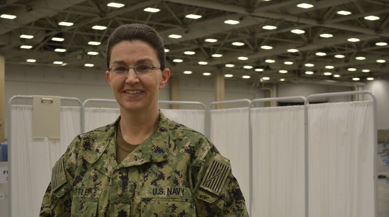 Navy Cmdr. Tamera Tuttle of Dayton has been serving their country honorably during the coronavirus pandemic.