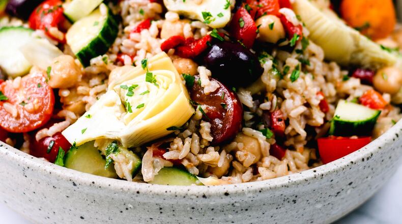 Mediterranean Brown Rice Salad. USA RICE/CONTRIBUTED