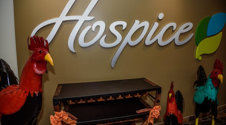 File - The Barn, Ohio’s Hospice facility in Washington Twp. Ohio's Hospice recently reduced its staff by an unnamed number of employees, the CEO said. The nonprofit also declined to comment on which locations were impacted. TOM GILLIAM/STAFF FILE