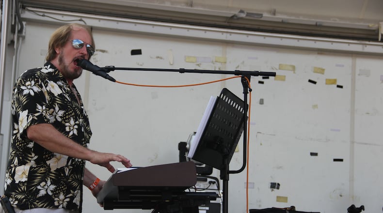 The Fries Band plays on the Main Street Stage in Troy during a music festival downtown on Friday at the Gentlemen of the Road Stopover tour on Friday, August 30, 2013. Ken-Yon Hardy/Staff