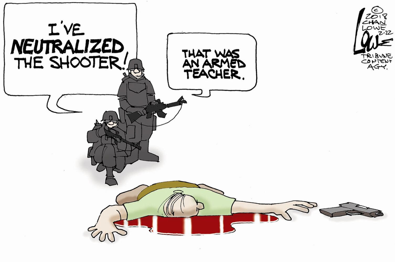 Week in cartoons: The NRA, arming teachers and more