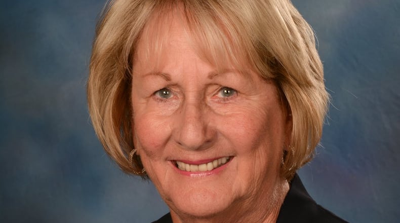 Sharon Lowry was selected as president of the Washington Twp. Board of Trustees at the Monday night meeting.