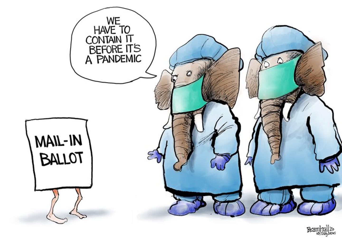 Week in cartoons: Essential business, stimulus checks and more