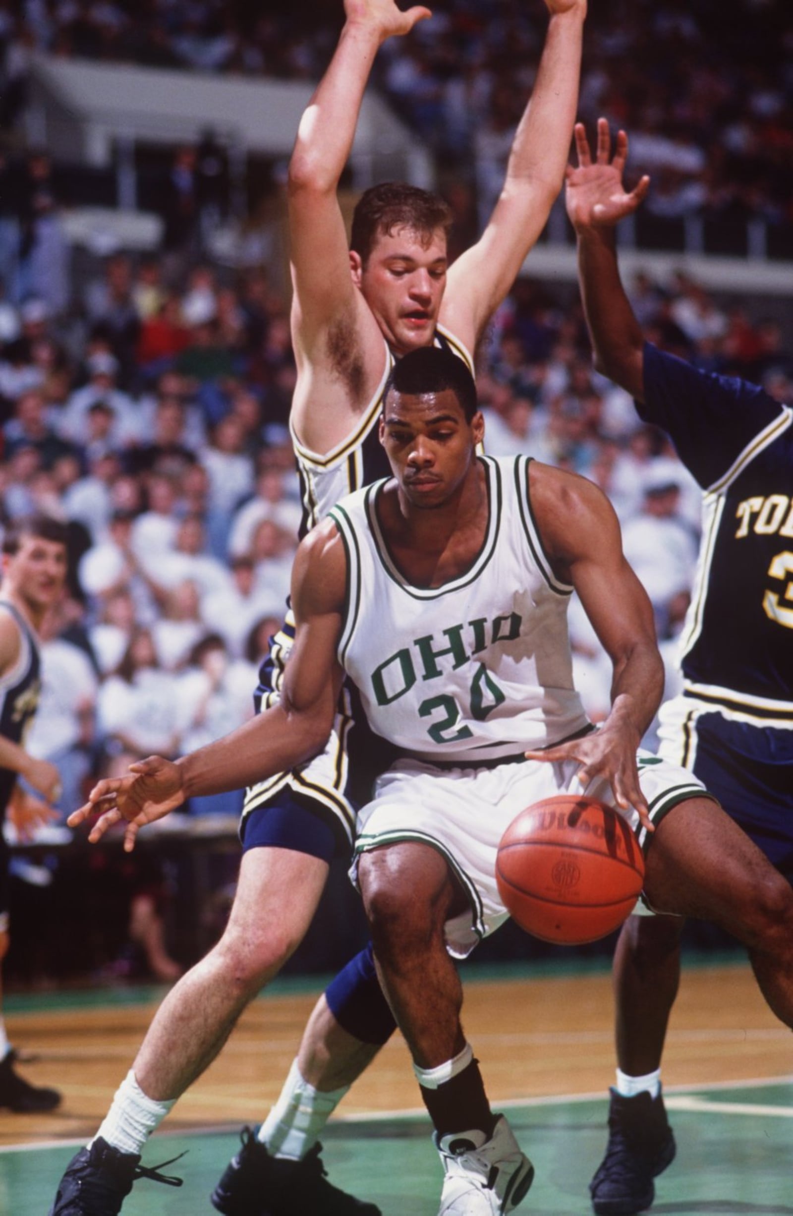 Gary Trent of Ohio against Toledo in 1994. Jamie Sabau/AllSport