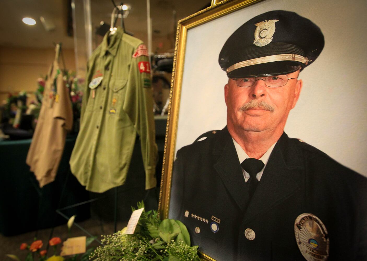 Trotwood Officer Dave Yaney funeral