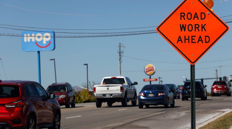 A project to ease congestion in a very busy area just south of I-70 is set to wrap up later this month in Huber Heights. MARSHALL GORBY\STAFF