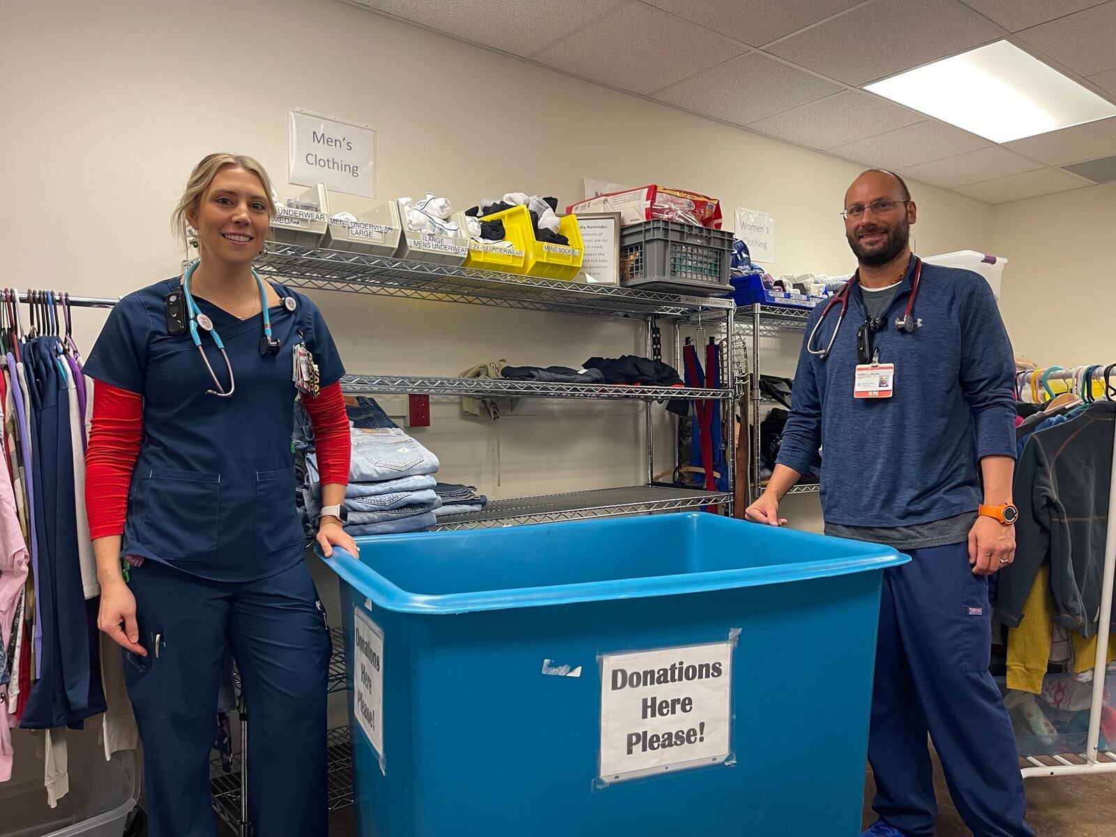 Cindy’s Closet provides free clothing to hospital patients.