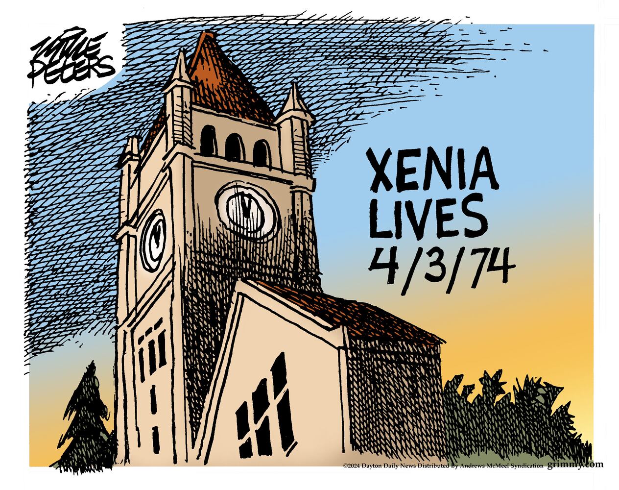 CARTOONS: Mike Peters, April 3, 2024
