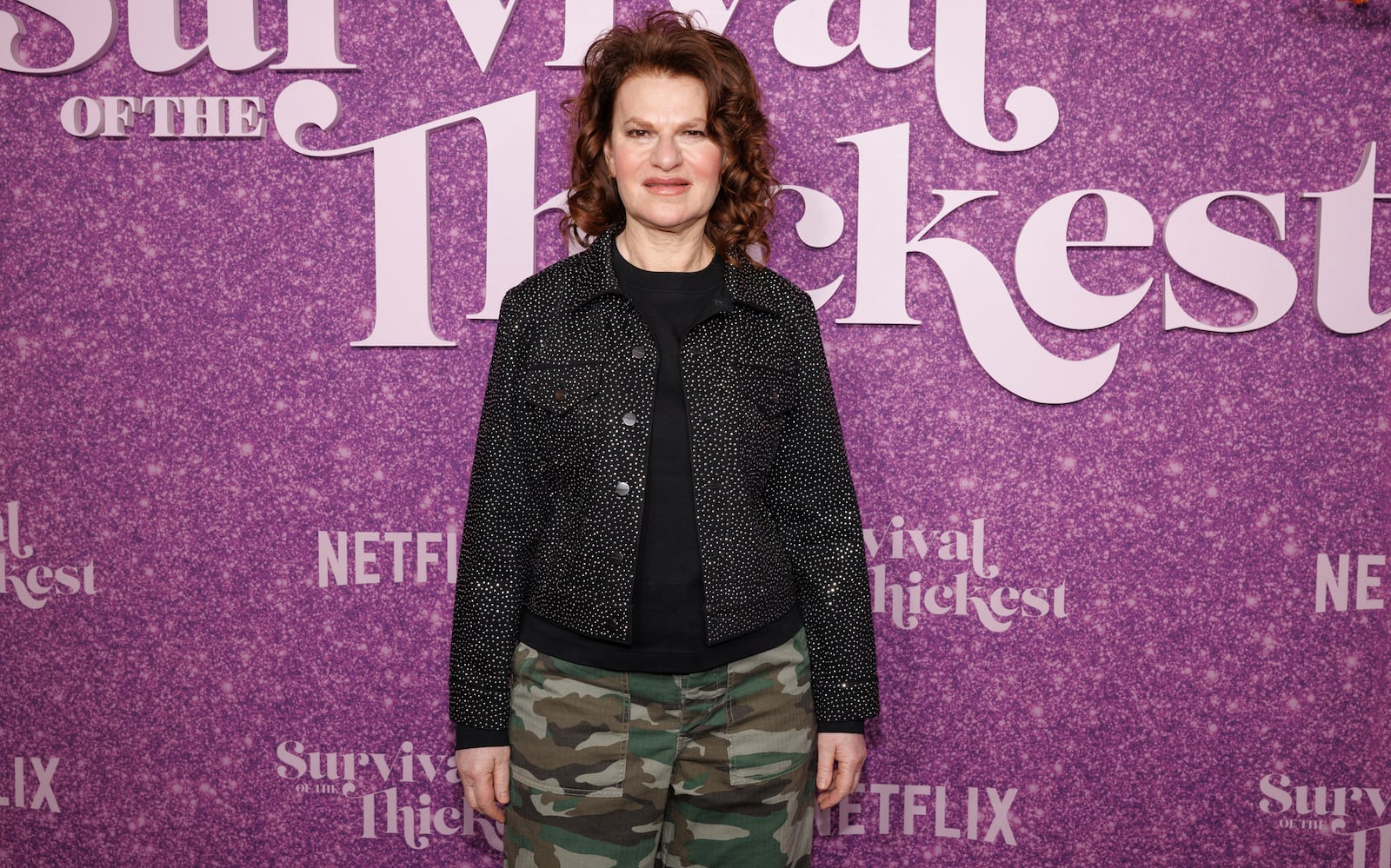 Sandra Bernhard attends the premiere of Netflix's "Survival of the Thickest" season two at the DGA New York Theater on Wednesday, March 26, 2025, in New York. (Photo by CJ Rivera/Invision/AP)