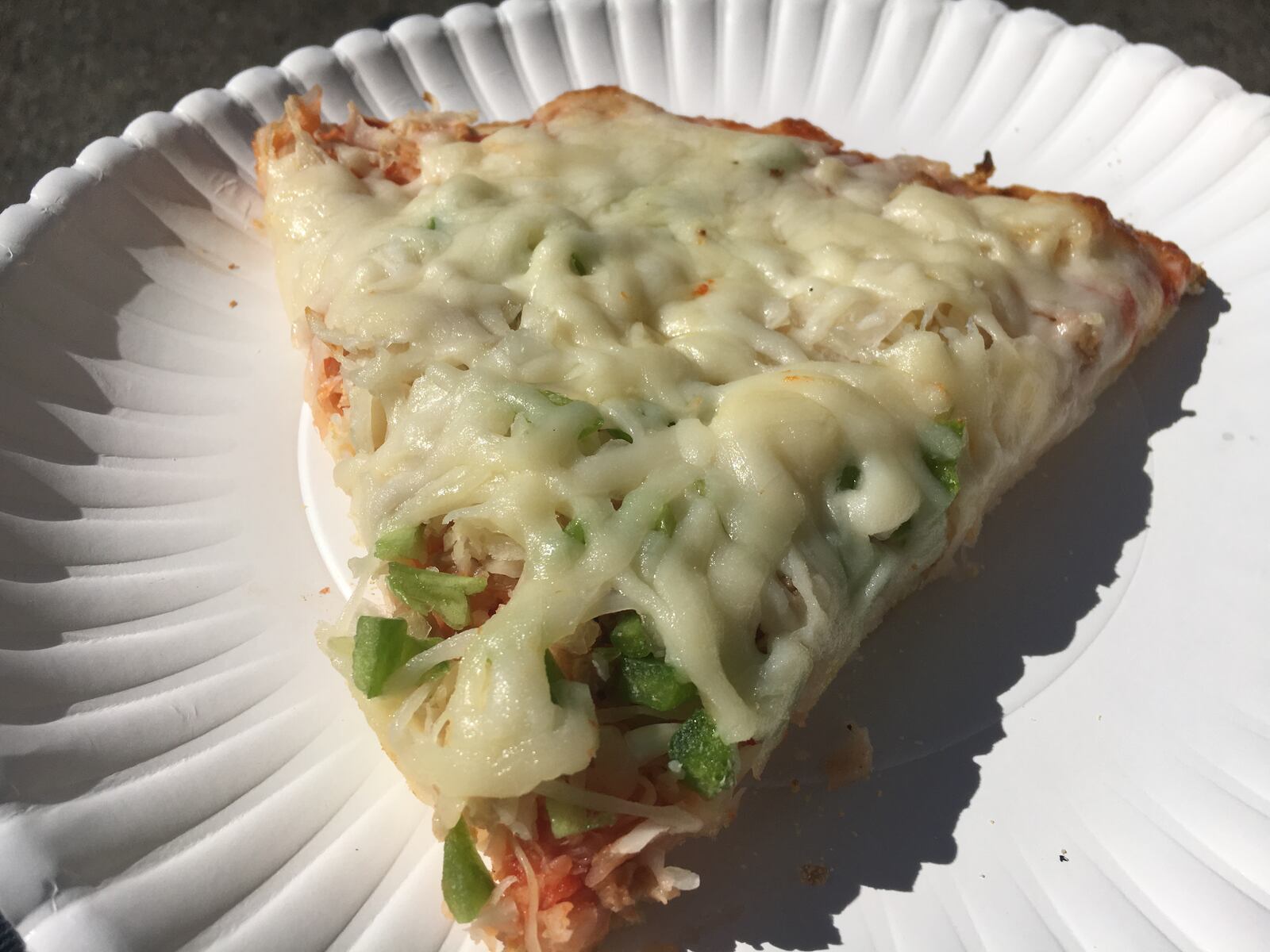 This pizza is so good sometimes the Ohio Sauerkraut Festival runs out of it!