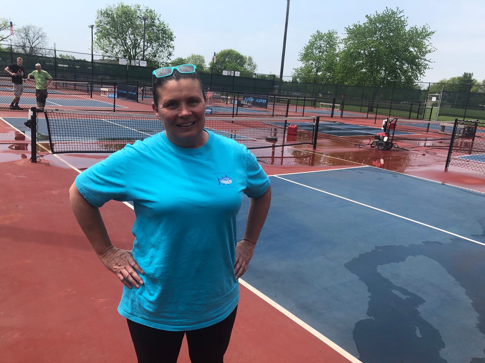 Michell Cook, tournament director, said Middletown is fortunate to host such a prestigious pickleball tournament. RICK McCRABB/STAFF