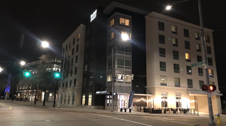 The 98-room Fairfield Inn & Suites by Marriott downtown opened in late 2018. Occupancy has dropped during the coronavirus crisis. CORNELIUS FROLIK / STAFF
