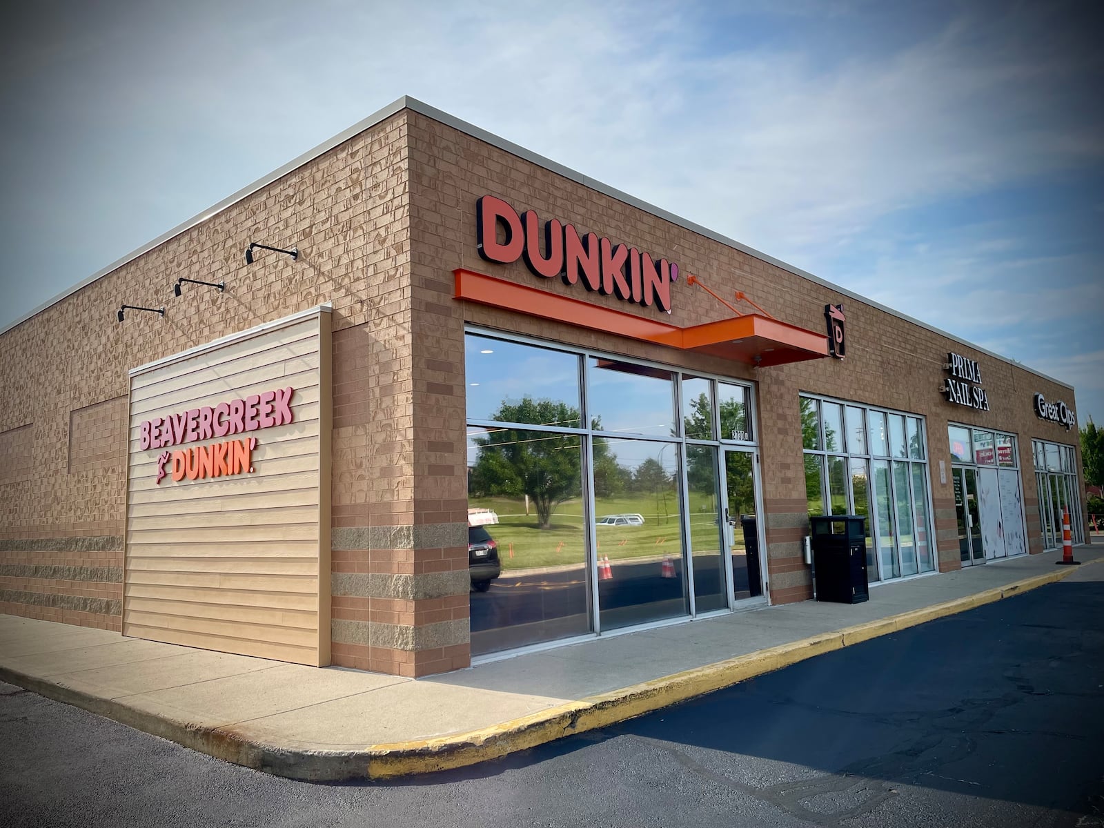A new Dunkin' is open at 2730 N. Fairfield Road in the strip center that houses Prima Nail Spa and Great Clips.