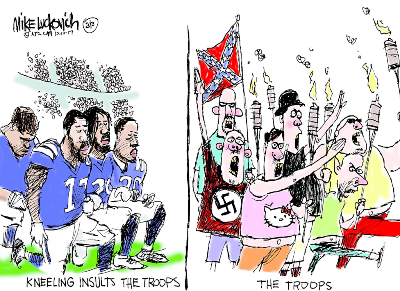 Week in cartoons: Gun control, paper towels and more