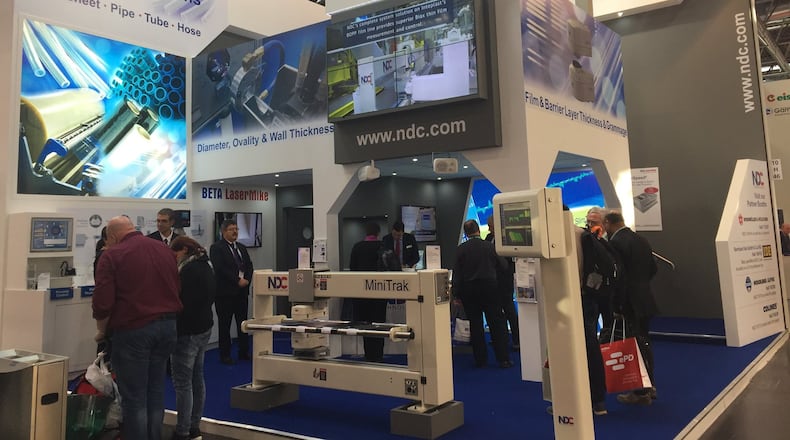 NDC Technologies at show in Dusseldorf Messe. CONTRIBUTED