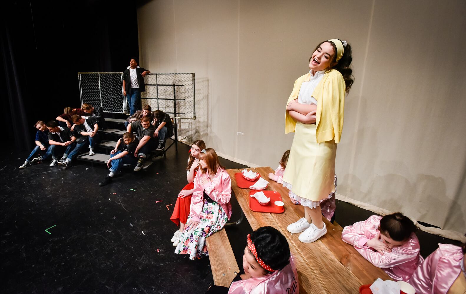 Madison students rehearse for upcoming "Grease" musical