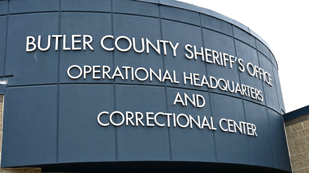 Butler County Jail. STAFF FILE PHOTO