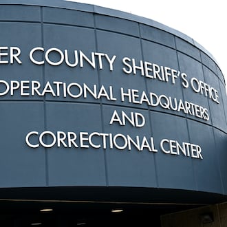 Pictured is the outside of the Butler County Jail on Wednesday, July 9, 2025. MICHAEL D. PITMAN/STAFF FILE
