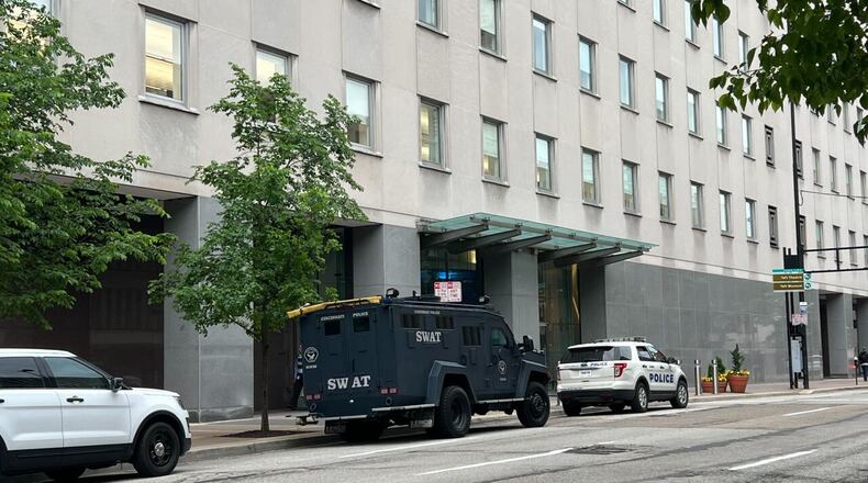 A SWAT team is at P&G's downtown Cincinnati offices after a "potential security concern." MADELINE OTTILIE/WCPO