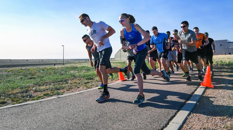 The Wright-Patterson Endurance Sports Team can help athletes start an endurance sport or help improve their skills. WEST meets at 6:00 am on the third Friday of every month at the Dodge Gym pool in Area A. (U.S. Air Force photo/Kathryn Calvert)