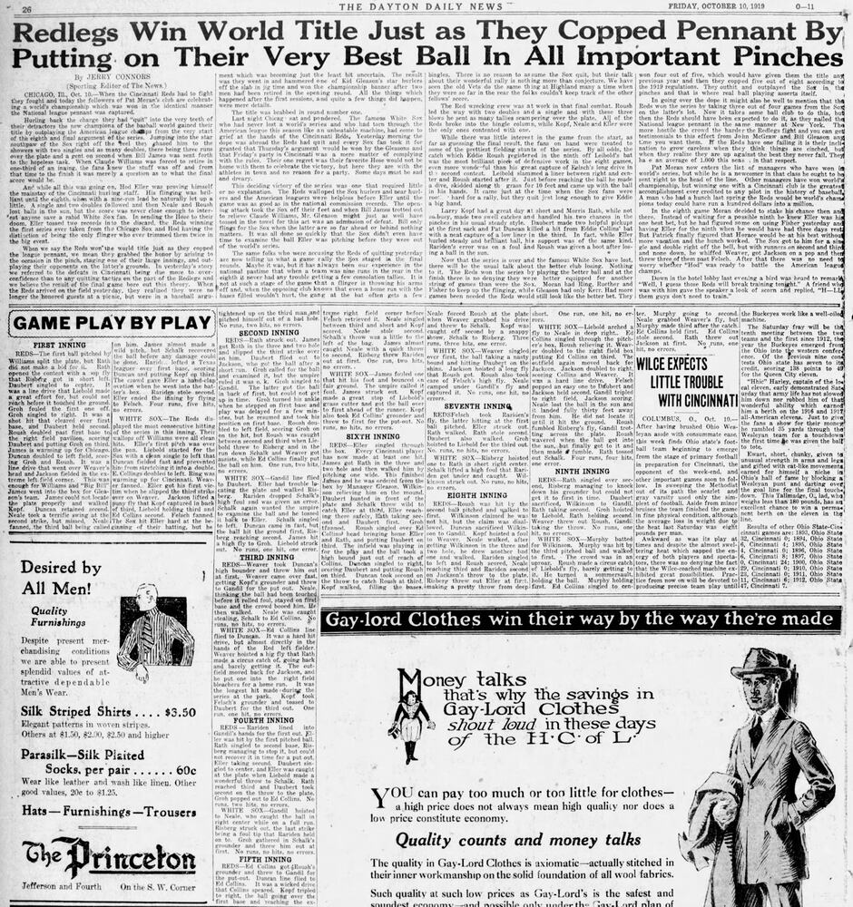 Great moments in Cincinnati Reds history