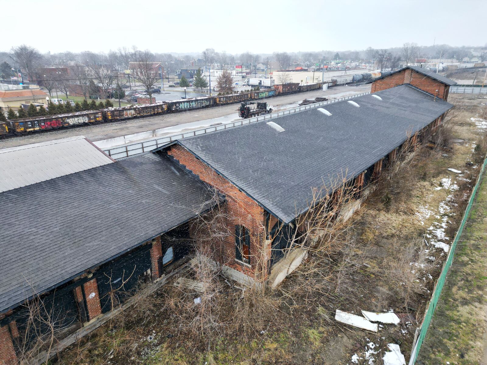 The city of Hamilton is considering a sale of the former train depot at 1000 Maple Ave. to Three Strands 412 LLC, which does business as Meyer Brothers and Sons. City Council will consider a vote on the sale in February. NICK GRAHAM/STAFF