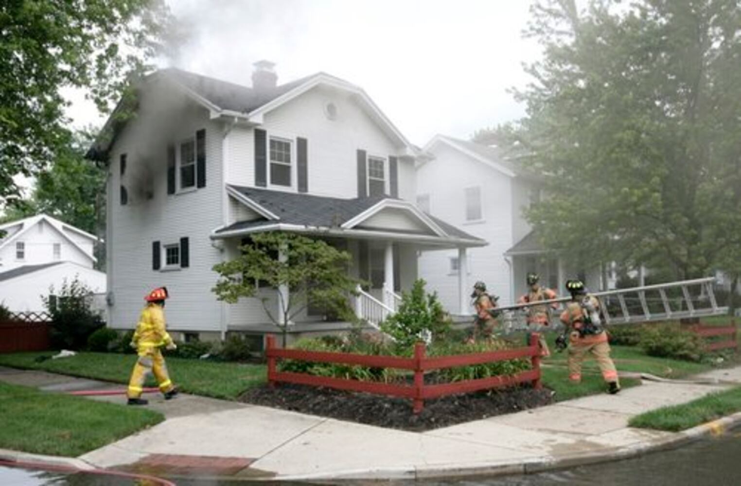 House fire in Oakwood