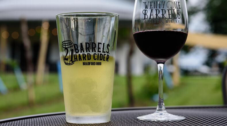 Twenty One Barrels Hard Cider & Wine, located on Horatio Harris Creek Road just outside of Bradford in Darke County, is announcing the second season of its music benefit series. TOM GILLIAM / CONTRIBUTING PHOTOGRAPHER