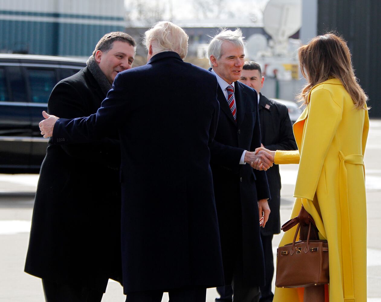 PHOTOS President Trump's past visits to the region.