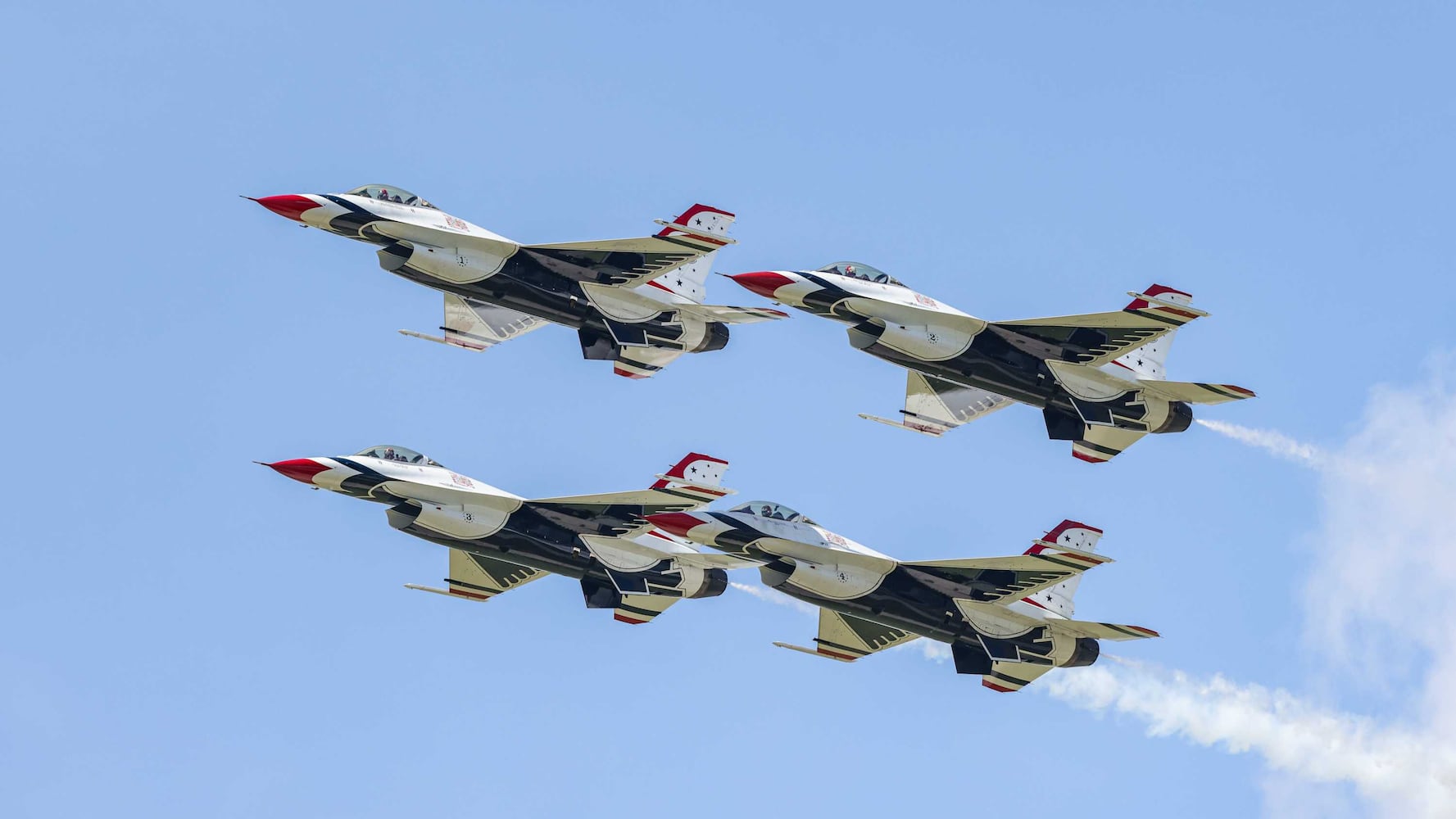 USAF Thunderbirds ahead of Dayton Air Show