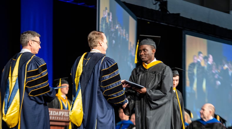 David-Bryne Adedejii is a recent 19-year-old graduate of Cedarville University.